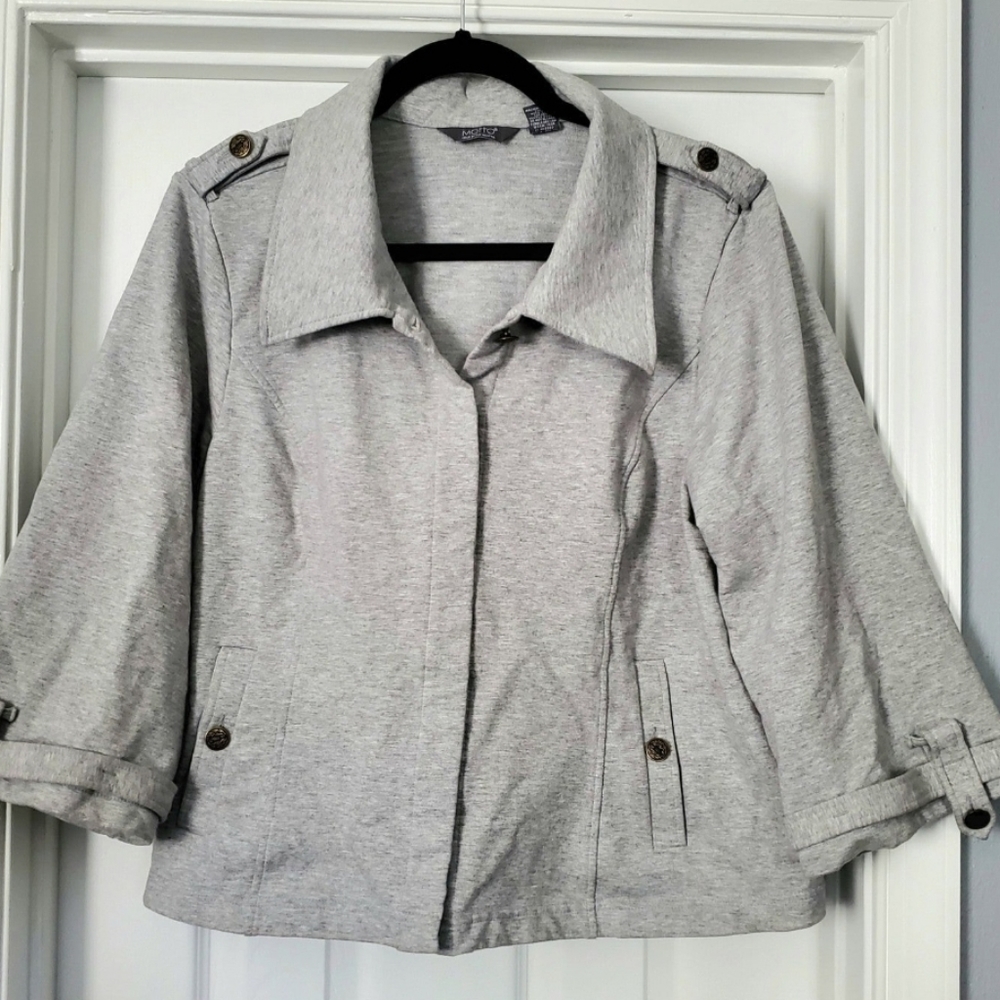 Women's Motto‎ 3/4 Sleeved Jacket Size L